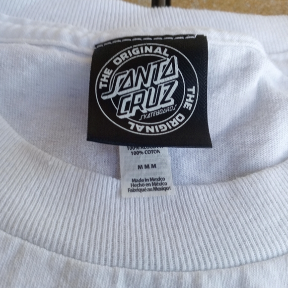 Santa Cruz Skateboards Classic Dot Medium T Shirt - Picture 3 of 9